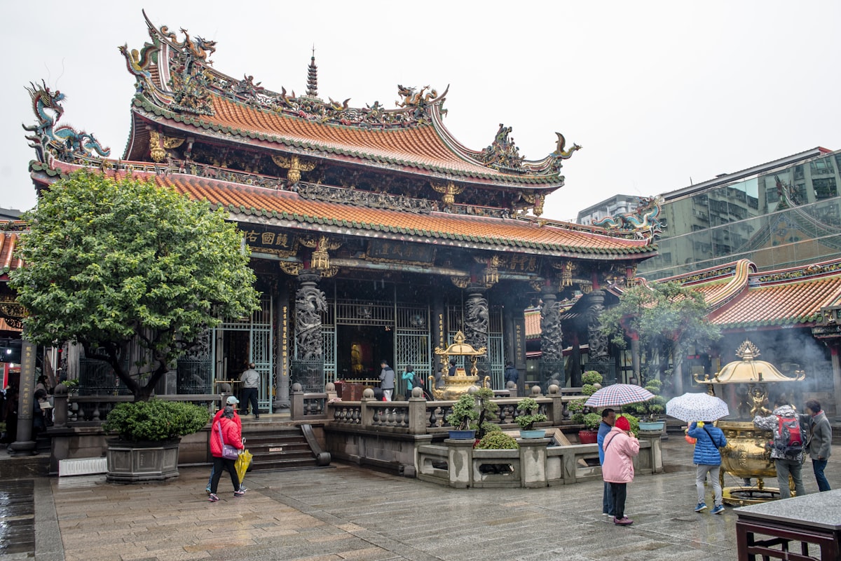 台湾の伝統的な寺院